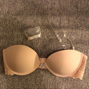 EUC Light pink strapless bra